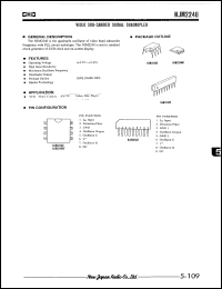 Click here to download NJM2240 Datasheet