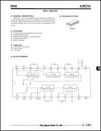 Click here to download NJM2258 Datasheet