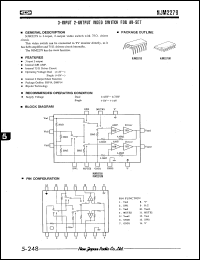 Click here to download NJM2279 Datasheet