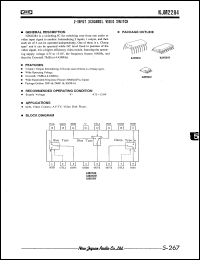 Click here to download NJM2284 Datasheet