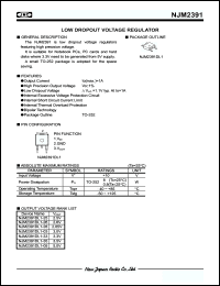 Click here to download NJM2391DL1 Datasheet