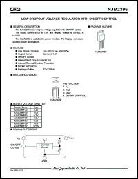 Click here to download NJM2396 Datasheet