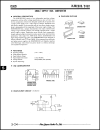 Click here to download NJM2903 Datasheet