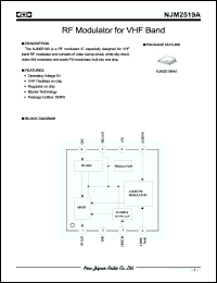 Click here to download NJM2519AM Datasheet