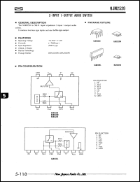 Click here to download NJM2520 Datasheet