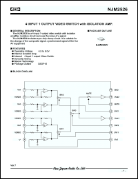 Click here to download NJM2526 Datasheet
