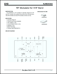 Click here to download NJM2536A Datasheet