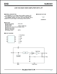 Click here to download NJM2561F1 Datasheet