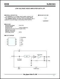Click here to download NJM2563F1 Datasheet