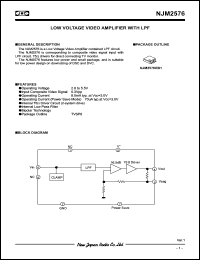 Click here to download NJM2576 Datasheet