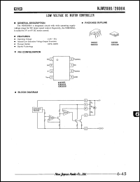 Click here to download NJM2606A Datasheet