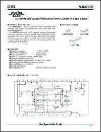 Click here to download NJM2706 Datasheet