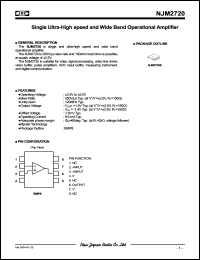 Click here to download NJM2720E Datasheet