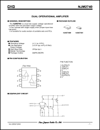 Click here to download NJM2740 Datasheet