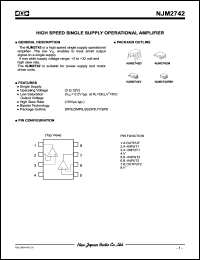 Click here to download NJM2742 Datasheet