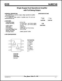 Click here to download NJM2746 Datasheet