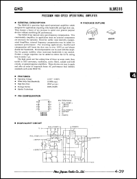 Click here to download NJM318 Datasheet