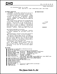 Click here to download NJU6463 Datasheet