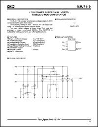 Click here to download NJU7119F3 Datasheet