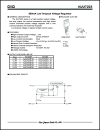 Click here to download NJU7223F18 Datasheet