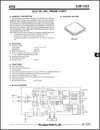 Click here to download NJW1102A Datasheet