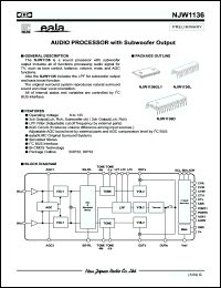 Click here to download NJW1136L Datasheet