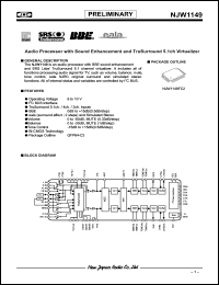 Click here to download NJW1149 Datasheet
