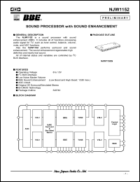 Click here to download NJW1152 Datasheet