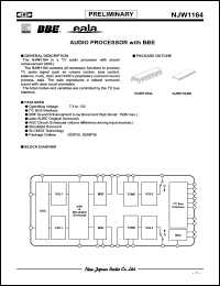 Click here to download NJW1164 Datasheet