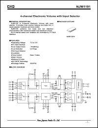 Click here to download NJW1191V Datasheet