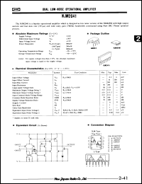 Click here to download NJM2041S Datasheet