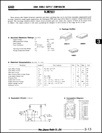 Click here to download NJM2901E Datasheet
