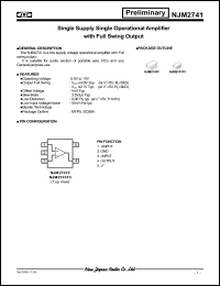 Click here to download NJM2741F3 Datasheet