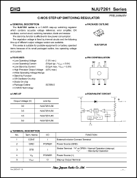 Click here to download NJU7261UX Datasheet