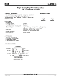 Click here to download NJM2718E Datasheet