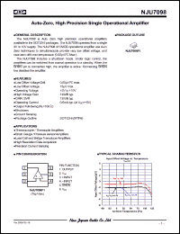 Click here to download NJU7098F1 Datasheet