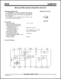 Click here to download NJM2783 Datasheet