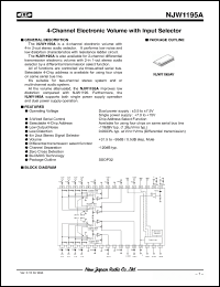 Click here to download NJW1195A Datasheet