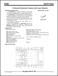 Click here to download NJW1195AV Datasheet