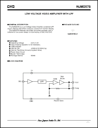 Click here to download NJM2578 Datasheet