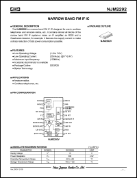 Click here to download NJM2292_1 Datasheet
