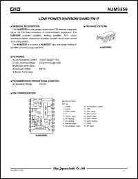 Click here to download NJM3359_1 Datasheet
