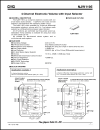Click here to download NJW1195 Datasheet