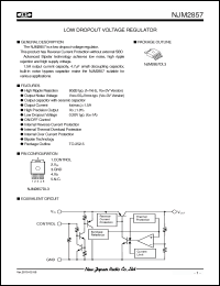 Click here to download NJM2857 Datasheet