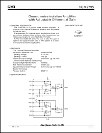 Click here to download NJM2795 Datasheet