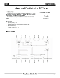 Click here to download NJM2531AV Datasheet