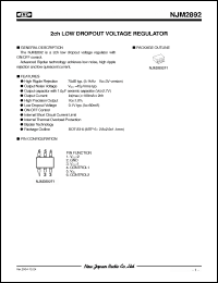Click here to download NJM2892F1-3328 Datasheet