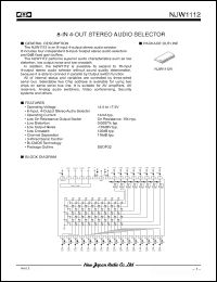 Click here to download NJW1112V Datasheet