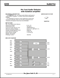 Click here to download NJM2754 Datasheet