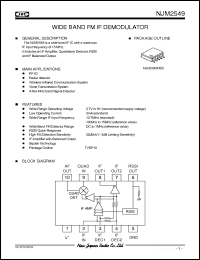 Click here to download NJM2549RB2 Datasheet